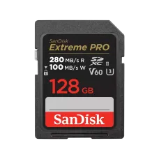 Карта памяти SanDisk Extreme Pro SDXC UHS-II V60 128 Гб R/W 280/100 МБ/с SDSDXEP-128G-GN4IN