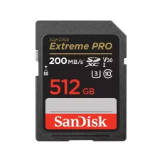 Карта памяти SanDisk Extreme Pro SDXC 512 Гб UHS-I (200R/140W) до 200 МБ/с SDSDXXD-512G-GN4IN