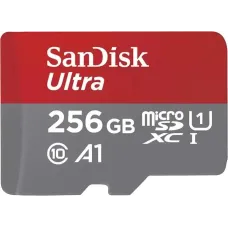 Карта памяти SanDisk Ultra microSDXC 256 Гб UHS-I Class 10 до 150 МБ/с SDSQUAC-256G-GN6MN