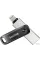 Флешка SanDisk iXpand GO 128ГБ Silver/Black