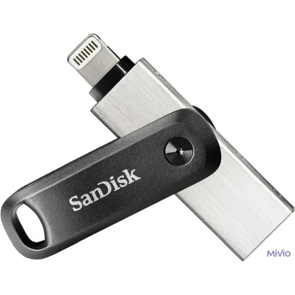 Флешка SanDisk iXpand GO 128ГБ Silver/Black