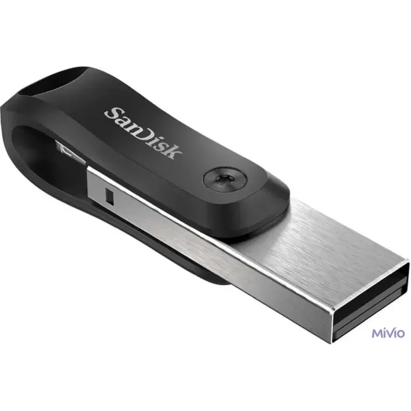 Флешка SanDisk iXpand GO 128ГБ Silver/Black