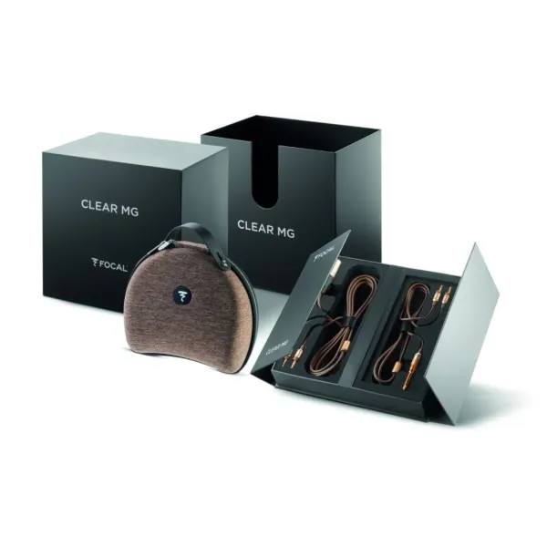 Проводные наушники Focal Clear MG, Brown, каштановый