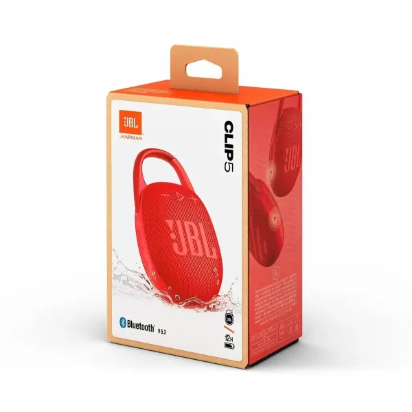 Портативная акустика JBL Clip 5, Red, красный