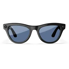 Умные очки Ray-Ban Meta Skyler (150-52), Shiny Black Cerulean Blue, глянцевый черный/лазурно-синий