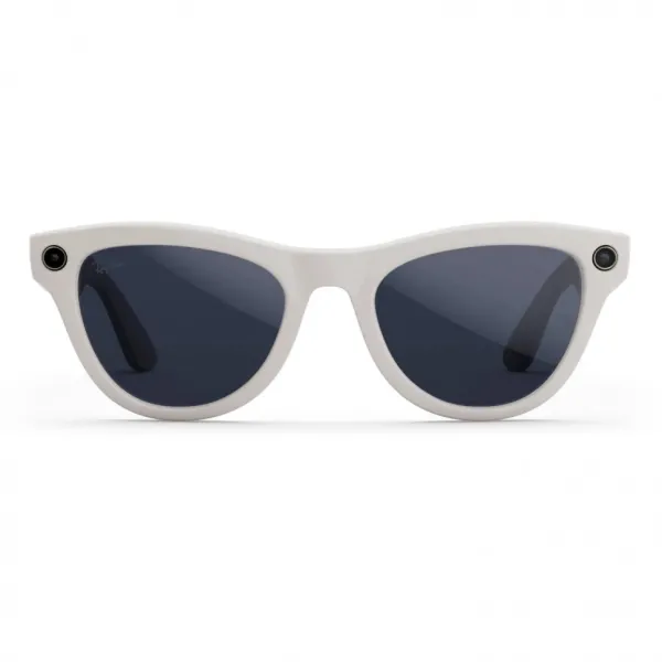 Умные очки Ray-Ban Meta Skyler (150-52), Shiny Chalky Grey/Transition Sapphire, глянцевый мелово-серый/сапфировые фотохромные