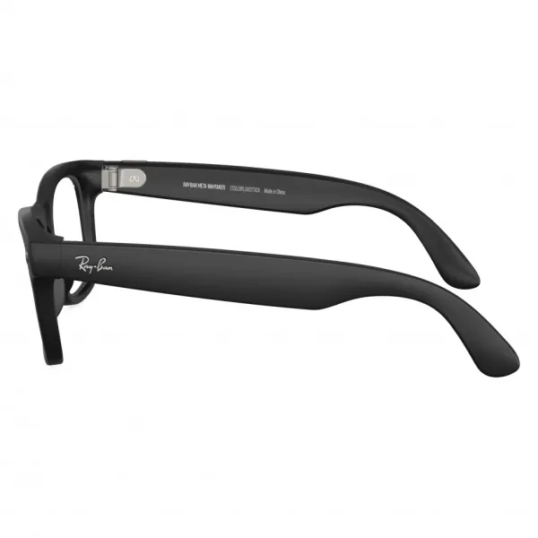 Умные очки Ray-Ban Wayfarer (150-50), Matte Black/Transitions Graphite Green, матовый черный/графитово-зеленые фотохромные