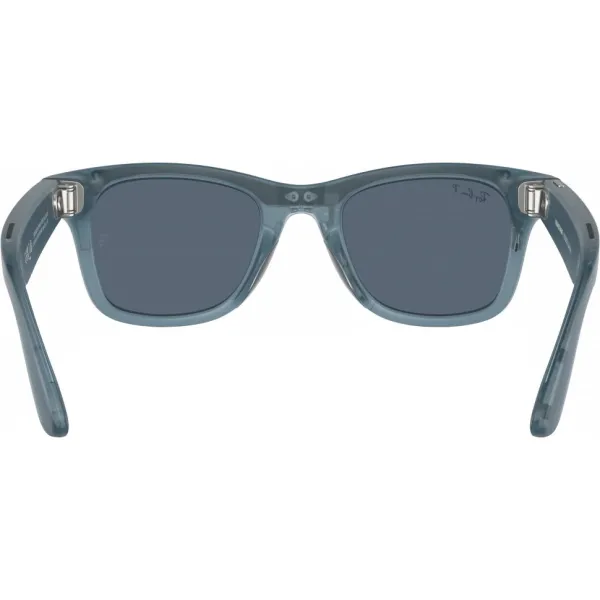 Умные очки Ray-Ban Wayfarer (150-50), Matte Jeans/Polar Dusty Blue, матовый джинсовый/пыльно-голубые поляризованные