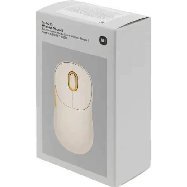 Беспроводная мышь Xiaomi Xiaomi Wireless Mouse 3, White, белый