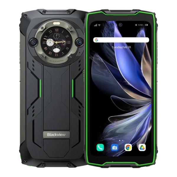 Смартфон Blackview BV9300 Pro, 12/256 ГБ, Green, зелёный