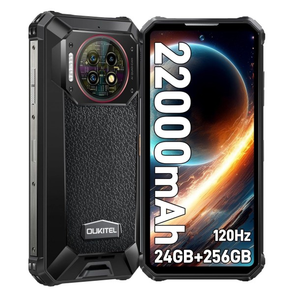 Смартфон Oukitel WP19 Pro, 8/256 ГБ, Black, чёрный