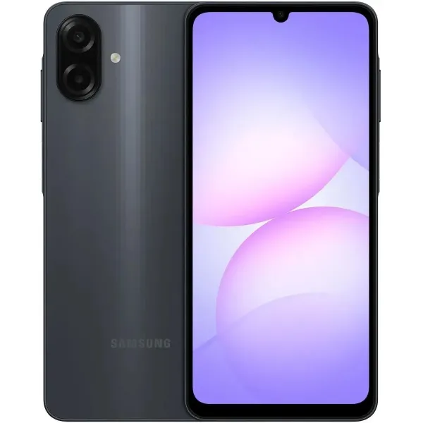 Смартфон Samsung Galaxy A07, 6/128 Гб, Black, черный