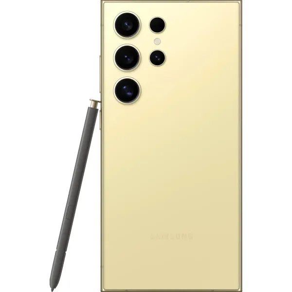 Смартфон Samsung Galaxy S24 Ultra, 12/256 GB, Dual nano SIM+eSIM, желтый