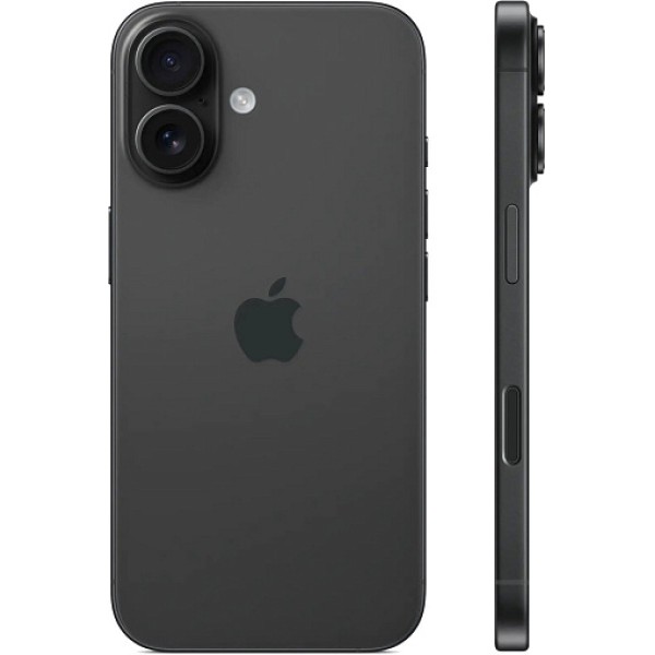 Смартфон Apple iPhone 16 128 GB (nano SIM+eSIM) Black