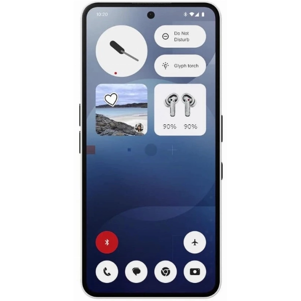 Смартфон Nothing Phone (3a), 8/128 Гб, белый