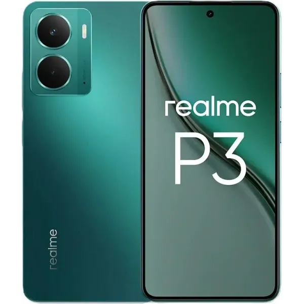 Смартфон Realme P3, 12/256 ГБ, Green, зелёный