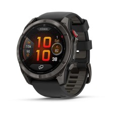Смарт-часы Garmin Fenix 8 Pro, 51 мм, LTE, Carbon Gray, Темно-серый титан