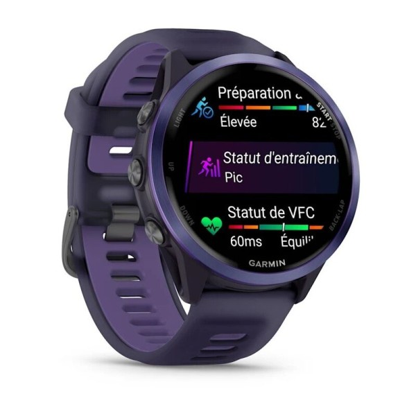 Смарт-часы Garmin Forerunner 570, 47 мм, Bluetooth, Indigo with Translucent Imperial Purple, Фиолетовый