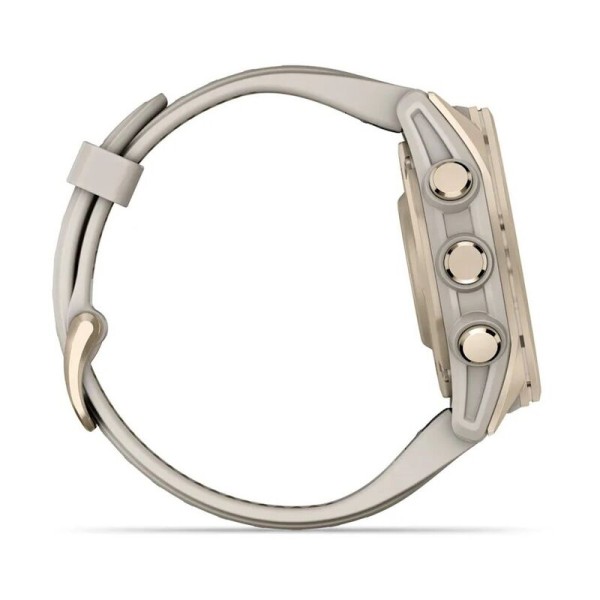 Смарт-часы Garmin Fenix 8, 43 мм, Bluetooth, Amoled Sapphire Soft Gold, золотистый