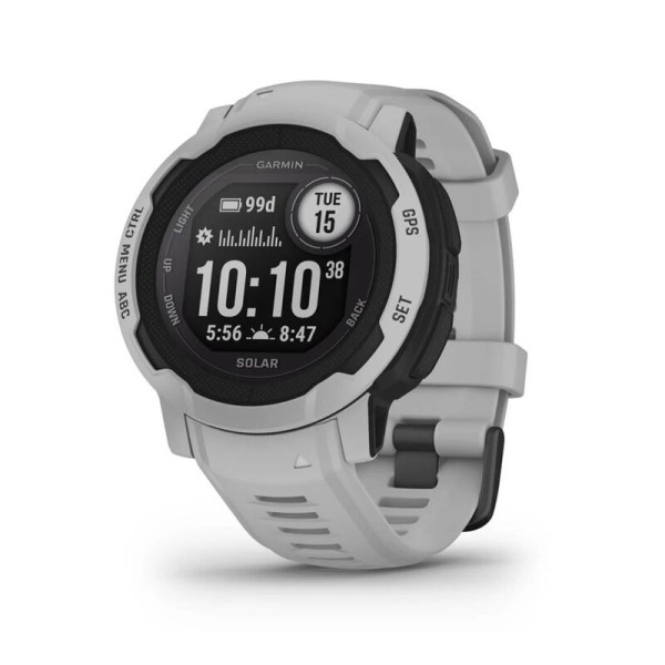 Смарт-часы Garmin Instinct 2S Solar, 45 мм, Bluetooth, Mist Gray, Серый туман