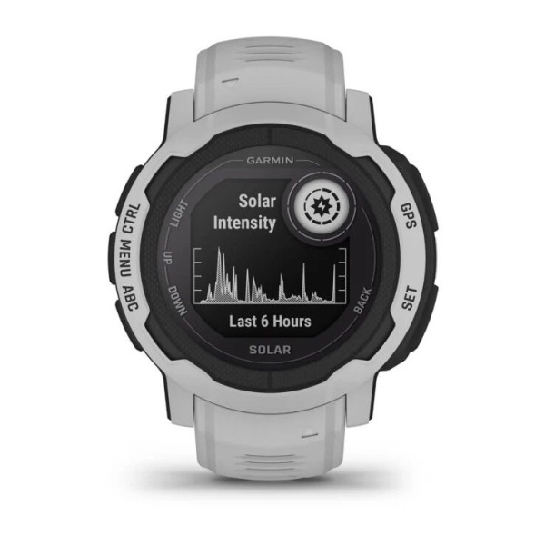 Смарт-часы Garmin Instinct 2S Solar, 45 мм, Bluetooth, Mist Gray, Серый туман