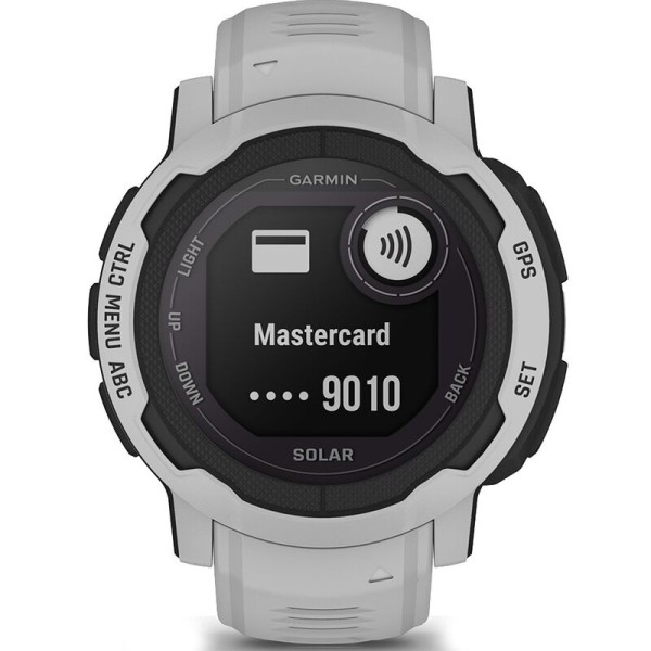 Смарт-часы Garmin Instinct 2S Solar, 45 мм, Bluetooth, Mist Gray, Серый туман
