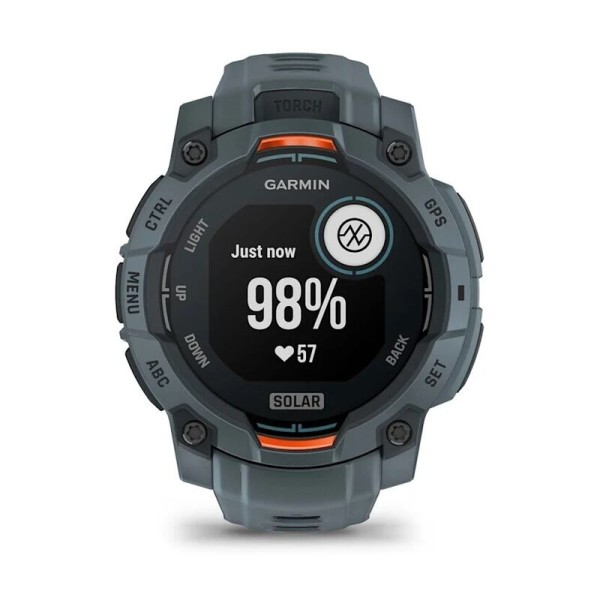 Смарт-часы Garmin Instinct 3 Solar, 45 мм, Bluetooth, Twilight, Серый