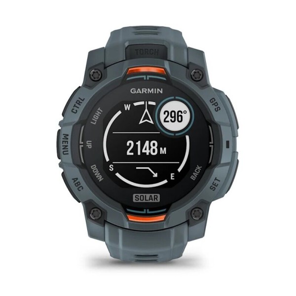 Смарт-часы Garmin Instinct 3 Solar, 45 мм, Bluetooth, Twilight, Серый
