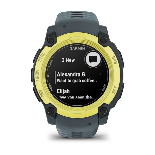 Смарт-часы Garmin Instinct E, 40 мм, Bluetooth, Electric Lime with Twilight Band, Лаймовый с серым ремешком