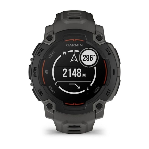 Смарт-часы Garmin Instinct E, 45 мм, Bluetooth, Black Charcoal, Черный угольный