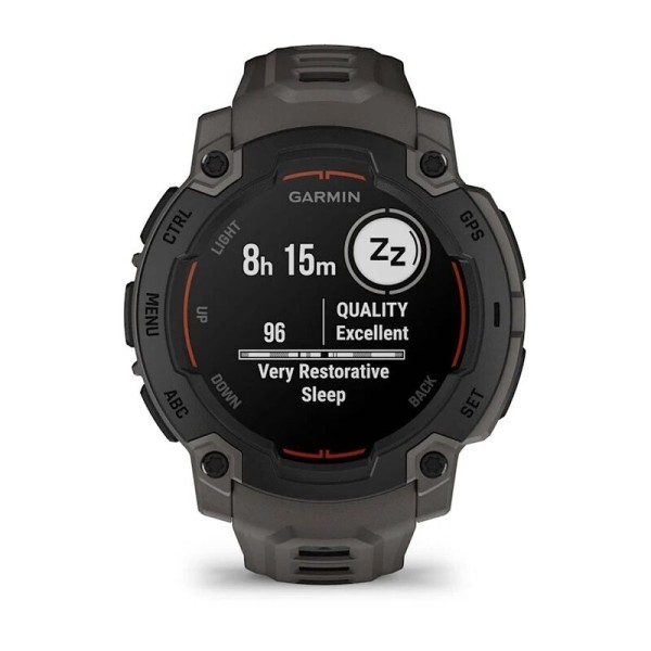 Смарт-часы Garmin Instinct E, 45 мм, Bluetooth, Black Charcoal, Черный угольный