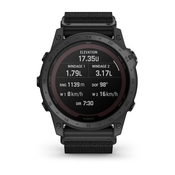 Смарт-часы Garmin Tactix 7 Pro Ballistics Solar, 51 мм, Bluetooth, черный