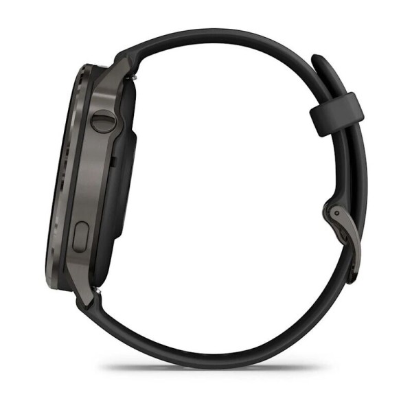 Смарт-часы Garmin Venu 4, 45 мм, Bluetooth, Slate Black, черный