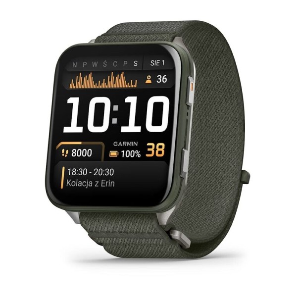 Умные часы Garmin Venu X1, Moss, зеленый