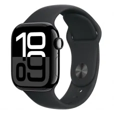 Смарт-часы Apple Watch Series 10 (M/L), 46 мм, Bluetooth, Jet Black, черный