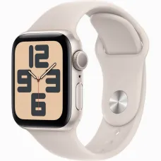 Смарт-часы Apple Watch SE 2023 (M/L), 40 мм, Bluetooth, Starlight, золотистый
