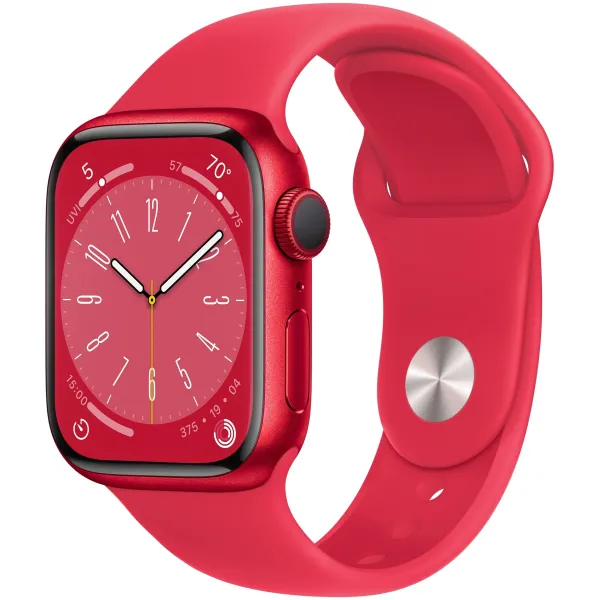 Смарт-часы Apple Watch Series 8 (M/L), 45 мм, Bluetooth, Red, красный