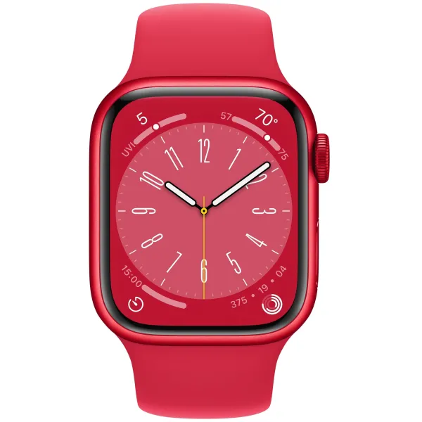 Смарт-часы Apple Watch Series 8 (M/L), 45 мм, Bluetooth, Red, красный