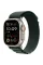 Смарт-часы Apple Watch Ultra 2, 49 мм, LTE, Natural Titanium, титановый корпус натурального цвета с ремешком Dark Green Alpine Loop (S)