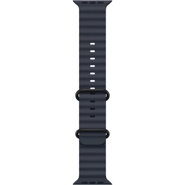 Смарт-часы Apple Watch Ultra 2 2024, 49 мм, LTE, Black Titanium Case with Navy Ocean Band, черный титан с темно-синим ремешком