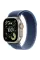 Смарт-часы Apple Watch Ultra 3, 49 мм, S/M, LTE, Natural Titanium, титан натуральный с сине-голубым ремешком Trail Loop