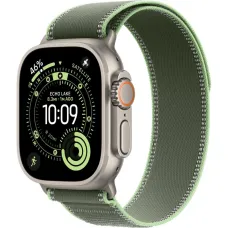 Смарт-часы Apple Watch Ultra 3, 49 мм, LTE, Natural Titanium, (M/L) титан натуральный с зелено-неоновым ремешком Trail Loop