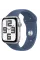 Смарт-часы Apple Watch SE 2024 (M/L), 44mm, Bluetooth, Silver/Denim, серебристый/джинсовый